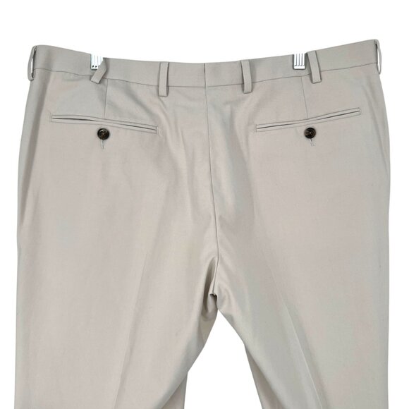 Nordstrom Rack Mens Beige Extra Trim Fit Dress Pants Size 38WX34L NWOT - Picture 4 of 10